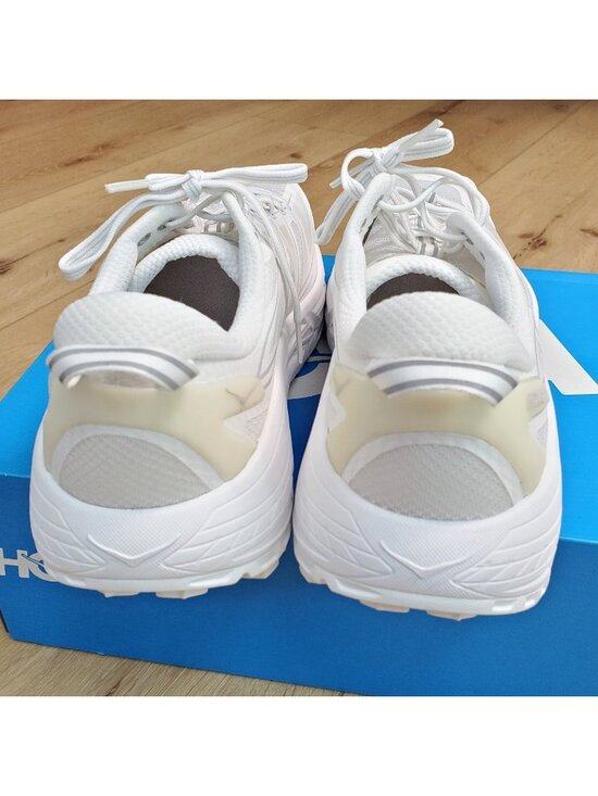 Hoka Mens 11.5 /Wmns 12.5 Mafate Speed 2 Running Trail Shoes Lunar White 1126851 main image 5
